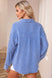 Mineral Wash Crinkle Textured Chest Pockets Shirt