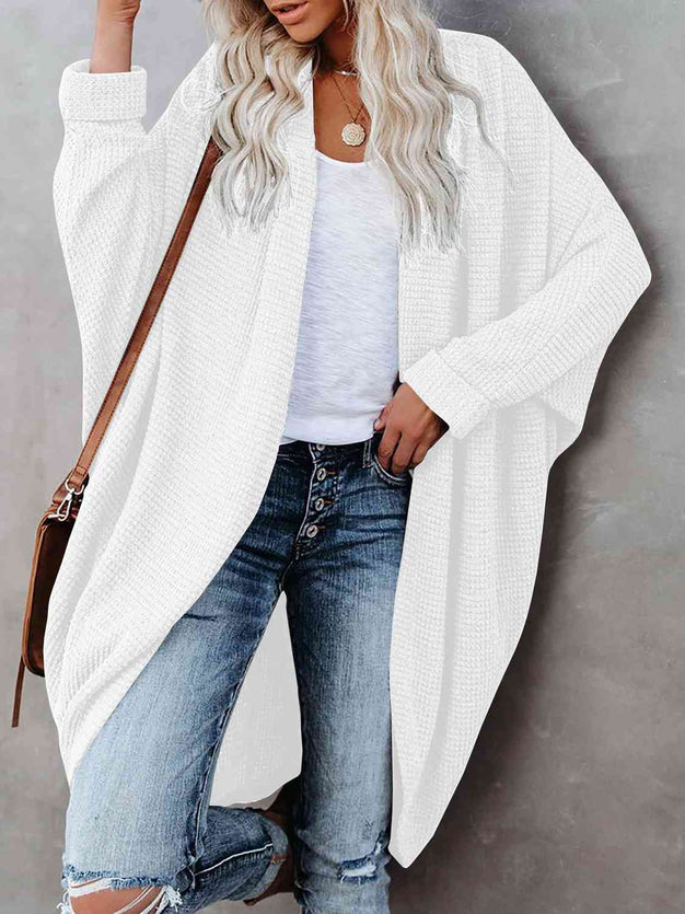 Open Front Long Sleeve Cardigan