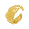 18K gold plated Stainless steel finger ring