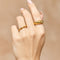 18K gold plated Stainless steel finger ring