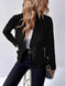 Collared Neck Long Sleeve Jacket