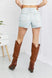 Judy Blue Full Size Contrast Stitching Denim Shorts with Pockets