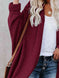 Open Front Long Sleeve Cardigan