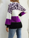 Color Block Round Neck Sweater